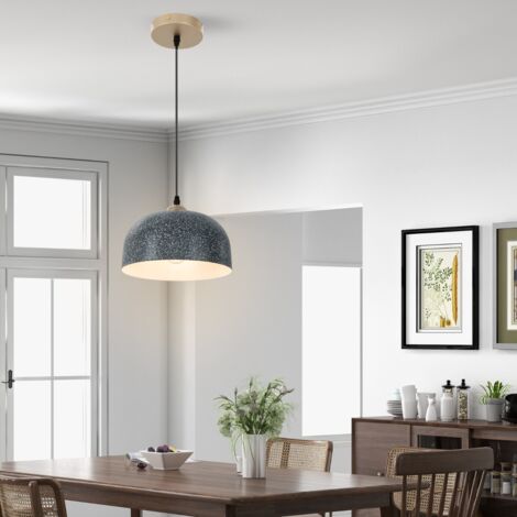 Luminaire Suspendu Plafonnier Suspendu avec Câble de Suspension Réglable et Culot d'Ampoule E27 pour Cuisine Chambre Couloir CW9506 Maison Chic