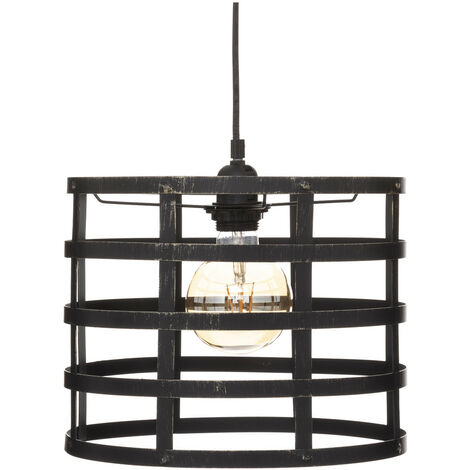 ATMOSPHERA CREATEUR D'INTERIEUR Suspension métal Alara noir D45 :  : Luminaires et Éclairage