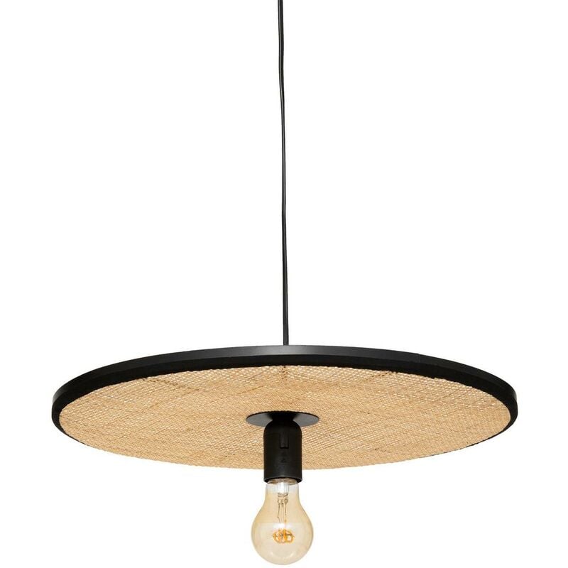Suspension Olme en métal & rotin D44cm Atmosphera créateur d'intérieur