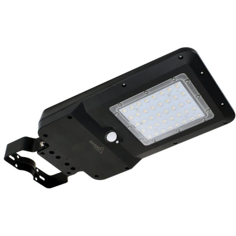 Luminaire Urbain Solaire Détecteur Infrarouge 25W 3000lm IP65 - Blanc Froid - SILUMEN
