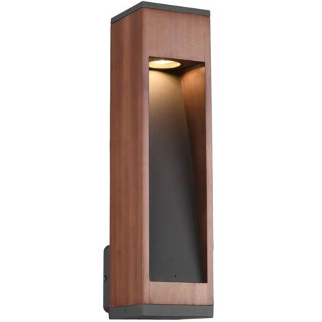 Luminaires de jardin, Applique extérieur moderne bois Canning Bois en Wood, TRIO