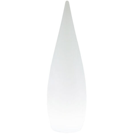 Luminaires de jardin, Lampe extérieur Palmas L Blanc en Plastique, TRIO