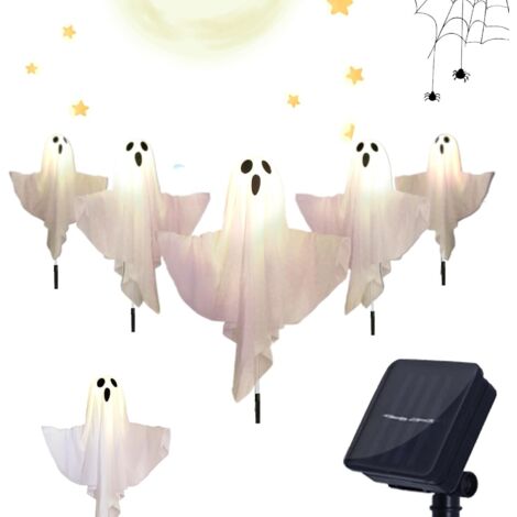 Luminaires Solaires pour Allée Extérieur - Guirlande Lumineuse Halloween