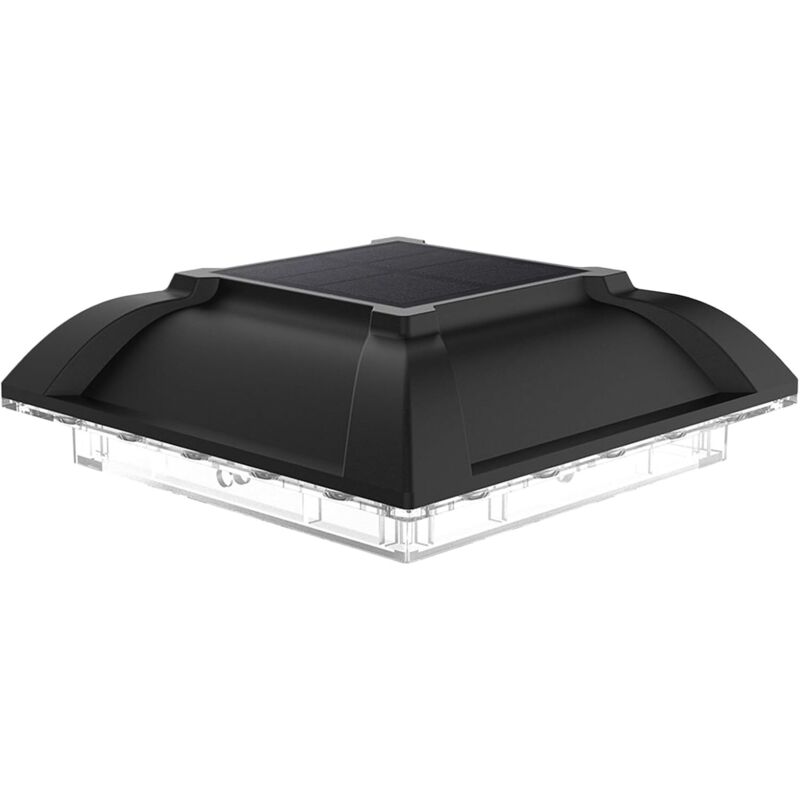 Luminaires Solaires Pour Poteaux - Lumières Solaires Carrées pour Clôture -