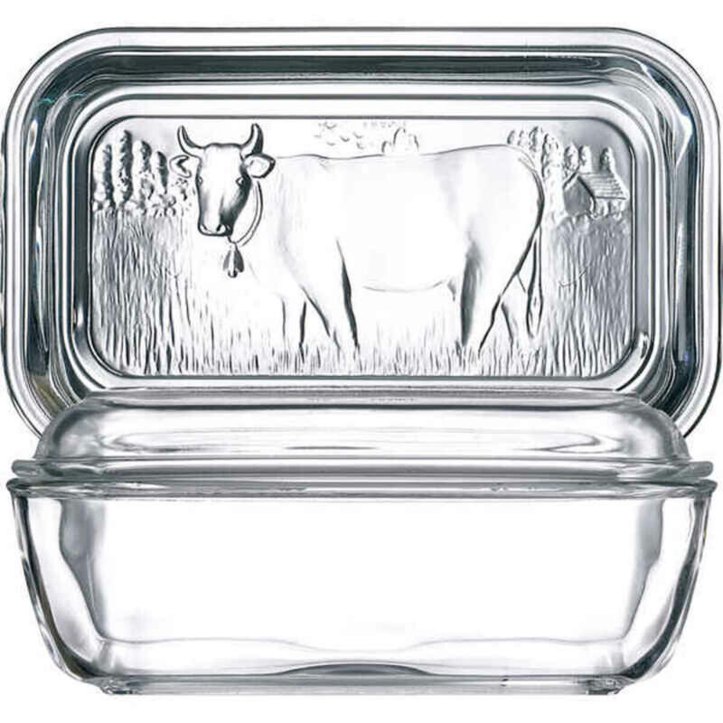 Luminarc Butterdose Kuh 17x10, 5x7cm