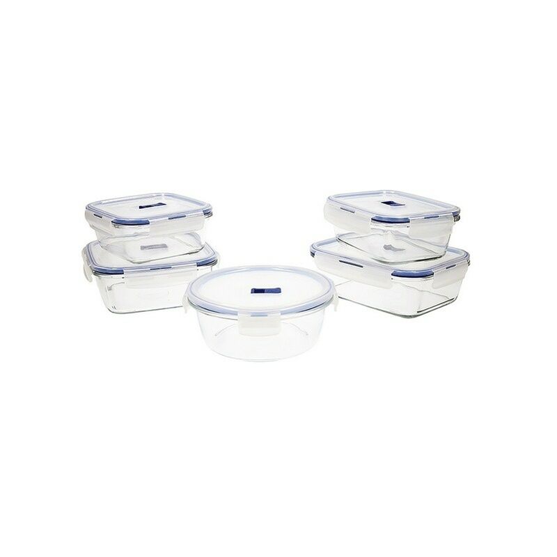 

Set de Fiambreras Luminarc Pure Box Active (5 pcs) Cristal (5)