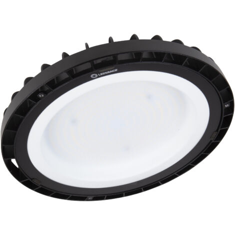 Luminaria/campana LED “High Bay Compact” (225W 4000K 27000lm) IP65/IK06 Ø30x5cm color negro