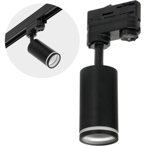 Luminaria de riel LAITILINE S 1xGU10, negra