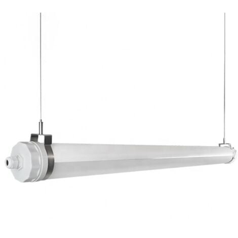 BARCELONA LED Luminaria Estanca Tubular Para Uso Industrial - 120cm - 40W - - Blanco Cálido