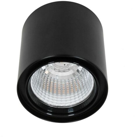 Luminaria LED de superficie 40W Luna Black 3800LM WG706RBKWW70 Italux