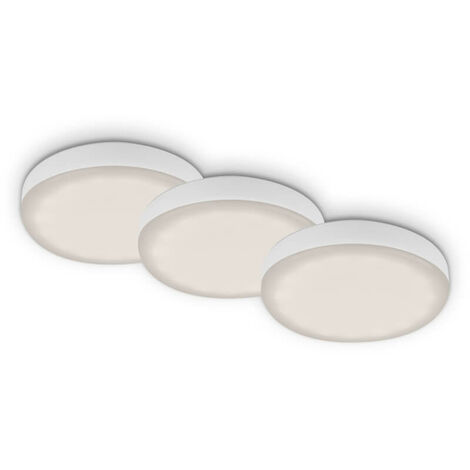 Luminaria LED empotrable Ø 7,5 cm 3x3W 350lm blanco