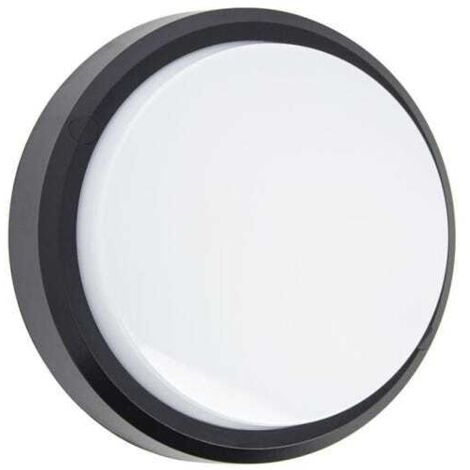 Luminaria LED redonda negra para plafón, 1500 lúmenes, CCT, blanco cálido, blanco neutro, blanco frío.