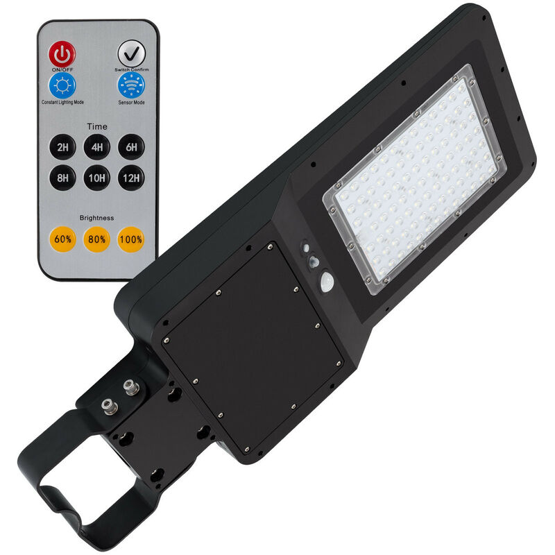 

Luminaria LED 55W Solar con Sensor de Movimiento y Crepuscular Blanco Neutro 4000K - Blanco Neutro 4000K