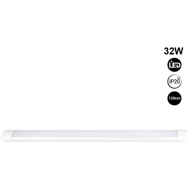 

Barcelona Led - Luminaria lineal LED 120cm 32W de alta potencia | Blanco Neutro