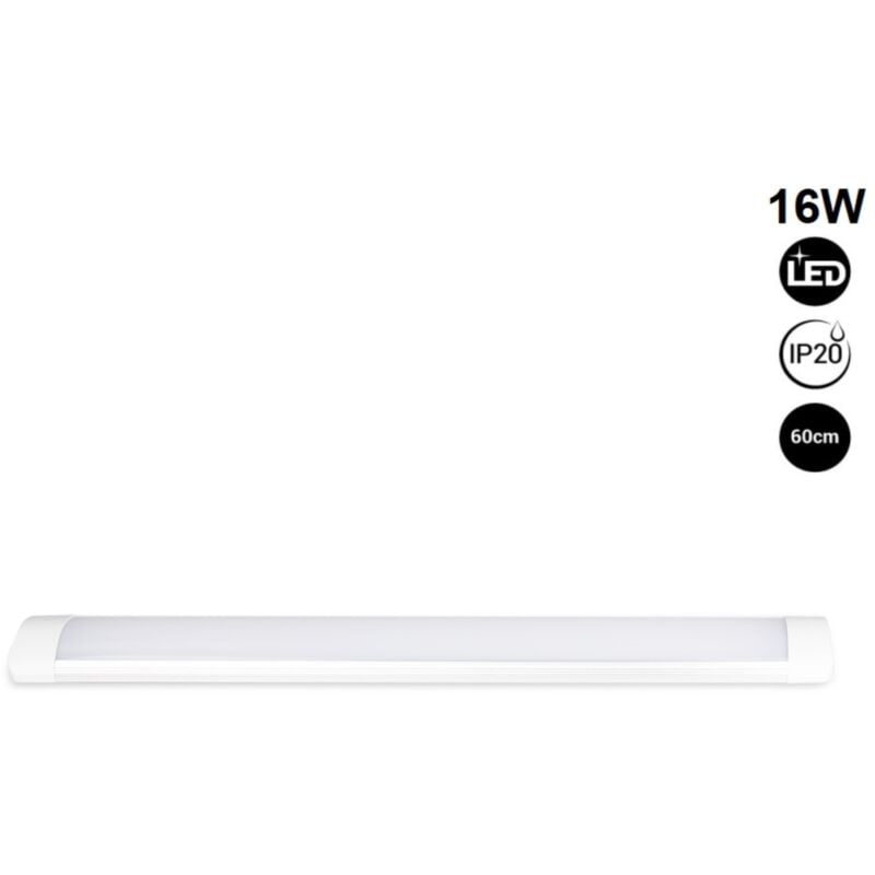 

Luminaria lineal LED 60cm 16W de alta potencia | Blanco Neutro