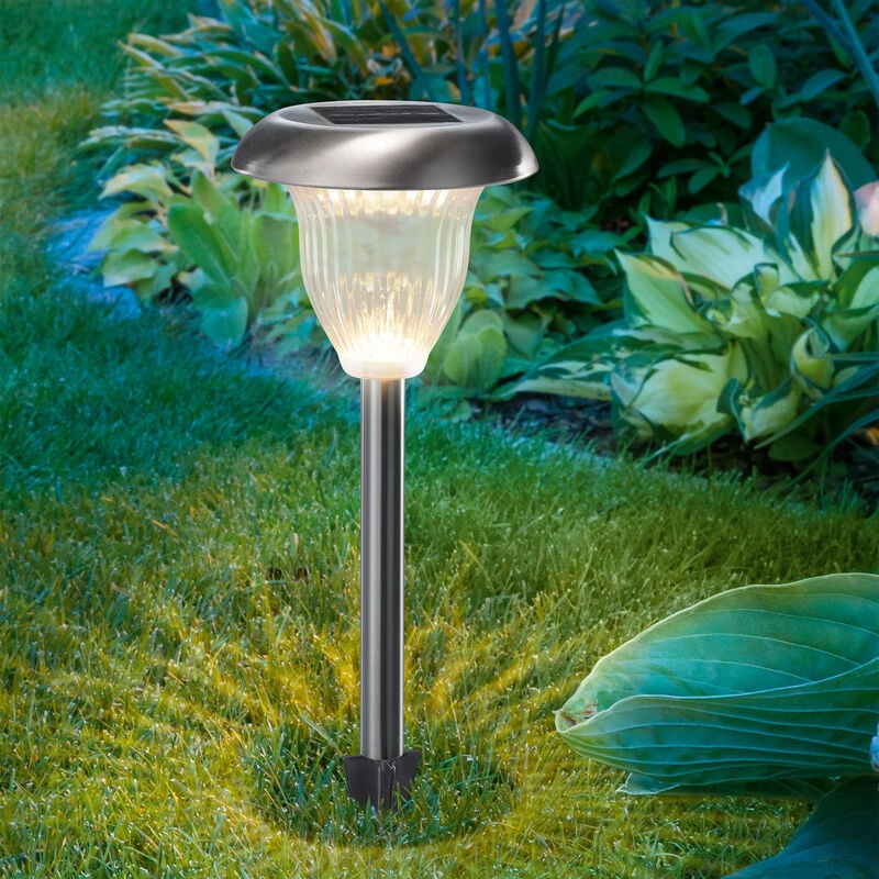 

Luminaria solar FlowerLight DuoColor blanco cálido-blanco frío conmutable, esotec 102604