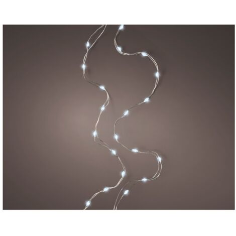 Lumineo Ghirlanda Luminosa LED Freddo Argento Elegante - 295 cm