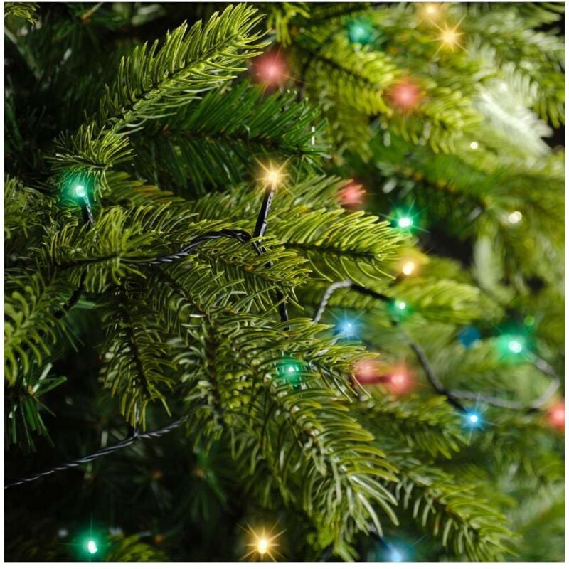 Lumineo Luci Albero Natale 240 LED Multicolore Twinkle - 1800cm