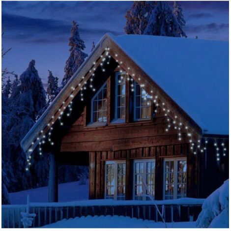 Lumineo Tenda Luminosa da Esterno 175 LED Bianco Freddo - 7,5 m