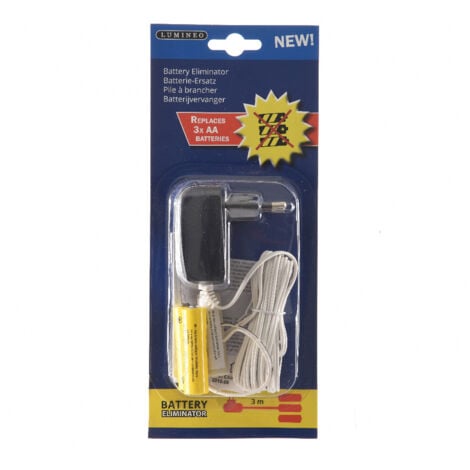 Lumineo Zubehör 4.5 Volt Batterie Adapter AA - ersetzt 3 AA Batterien