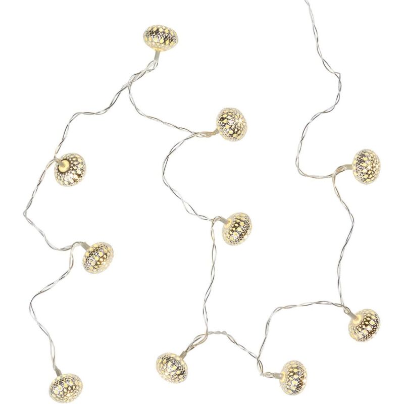 lumineuse intérieur marocaine - 3 mètres & 20 LED blanc chaud I Avec fiche I lumineuse chambre lumineuses interieur Fairy lights decoration Ramadan