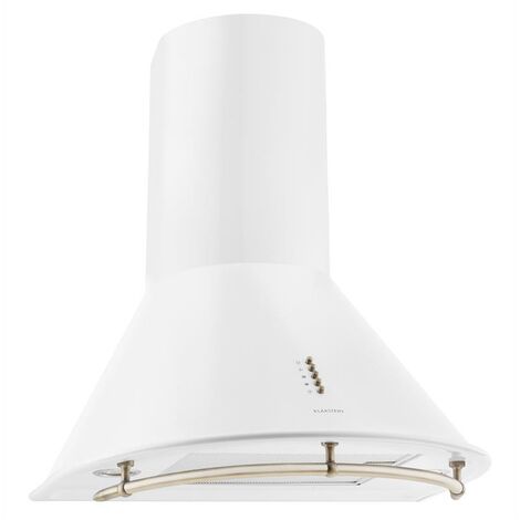 Lumio Primo Retro Hotte aspirante murale acier 60cm 430m³/h - Blanc - Blanc