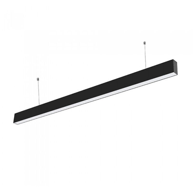 Suspension Luminaire Linéaire 40W 4000lm 120° IP20 1185mm Noir - Blanc du Jour 6000K