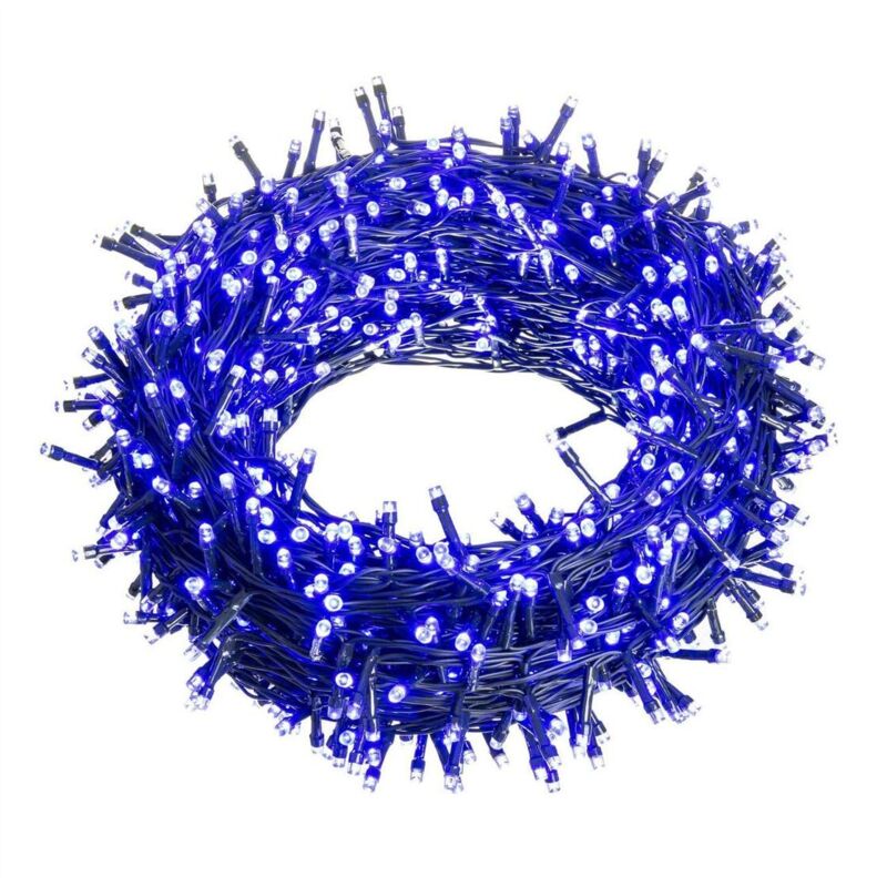 Guirlande lumineuse led 25 m Bleu Blanc 6 w Noël