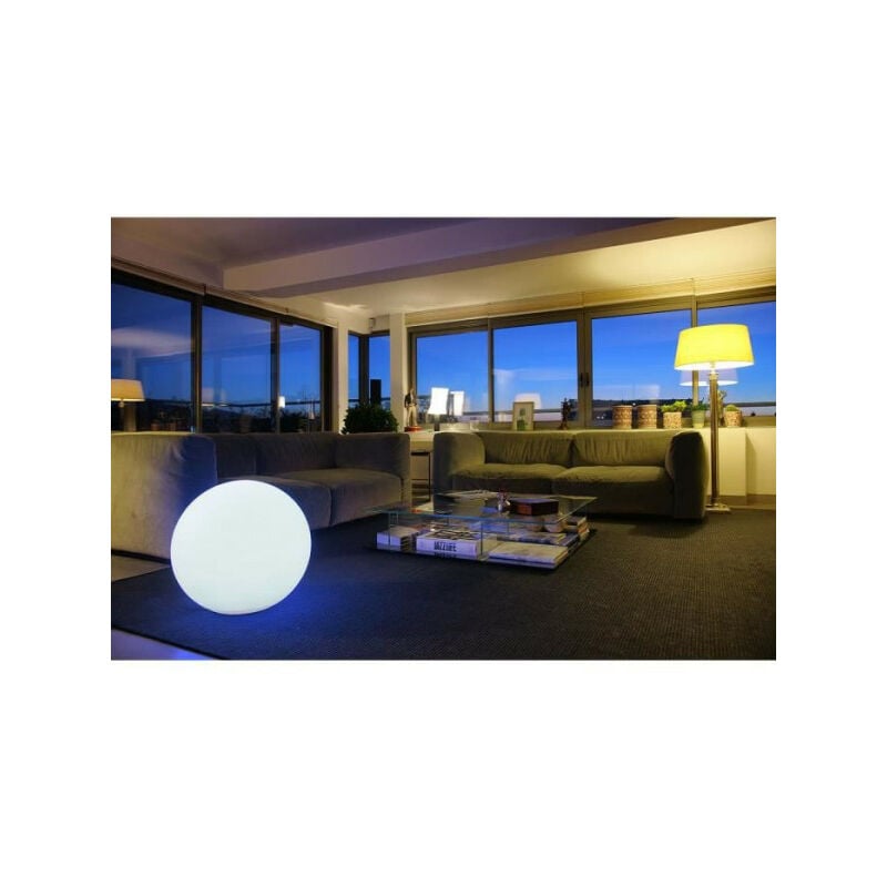 Boule lumineuse filaire pour extérieur led - blanc bobby - Ø60cm culot E27 - Lumisky