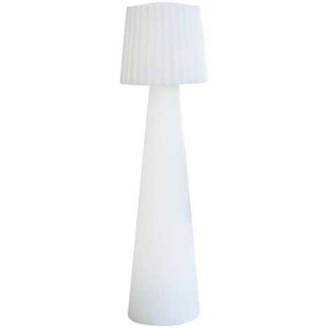 Lumisky – Lampadaire d'extérieur sans fil H110cm – Polyéthylène rotomoulé – Autonomie 12h – IP44 – RGB – Chargeur secteur 220-240V inclus