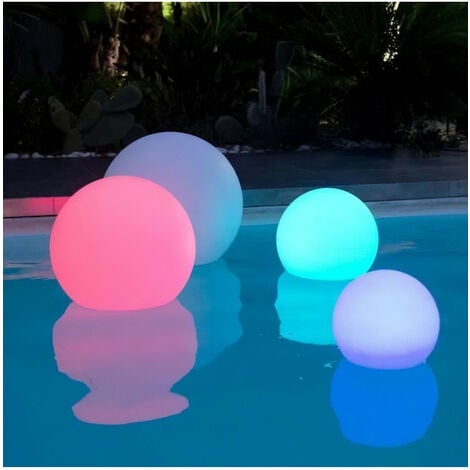 LUMISKY Sphere Led sans fil télécommandable 30 cm - Multicolore