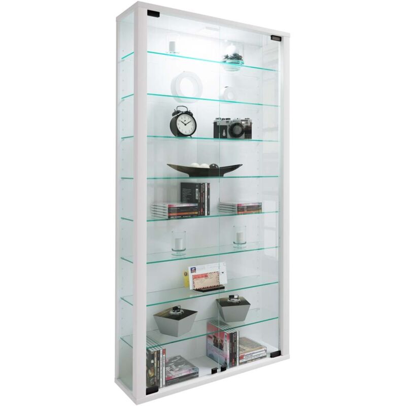 Ebuy24 - Ligne de base Lumo h. 113 x l. 59 x p. 18 cm Blanc