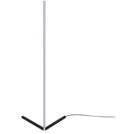 DESIGN MILLENNIUM Lampadaire design moderne Bibury H120cm Métal Noir et LED Multicolore