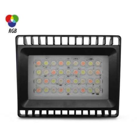 LUMOS VINTAGE PROJECTEUR 24VDC 36W RGB NOIR IP65 MIIDEX VISION-EL 802602