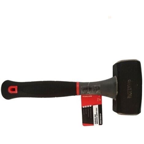 Lump Hammer 1kg 2.5lb Fibreglass Handle Sledge Club Stone Heavy Duty HM076