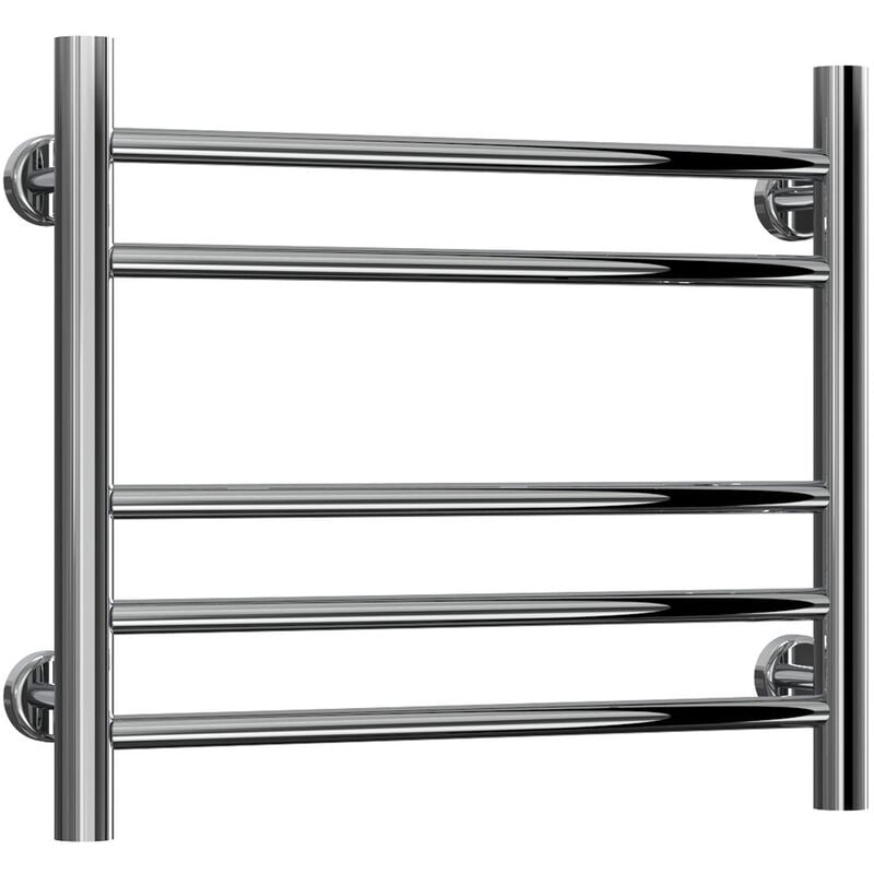 Reina - Luna Straight Heated Towel Rail 430mm h x 500mm w Stainless Steel