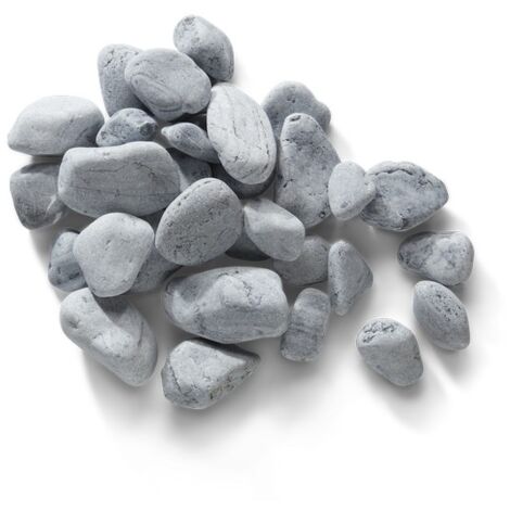 Luna Bulk Bag 850 kg - 30-60 mm Silver/Grey Premium Pebbles - L100 x W100 x H80 cm