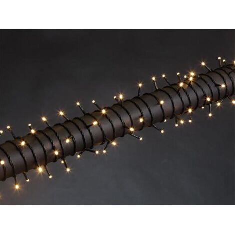 Luna Led - 12 M - 160 Led - Blanco - Cable Verde - Modulador - 24 V