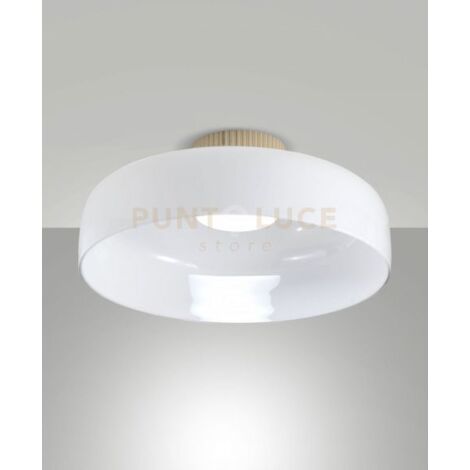 LUNAR PLAFONIERA  BIANCA 1 LUCE A LED CCT 2700K - 3000K - 4000K- 26W - 3150 lm DIMMERABILE
