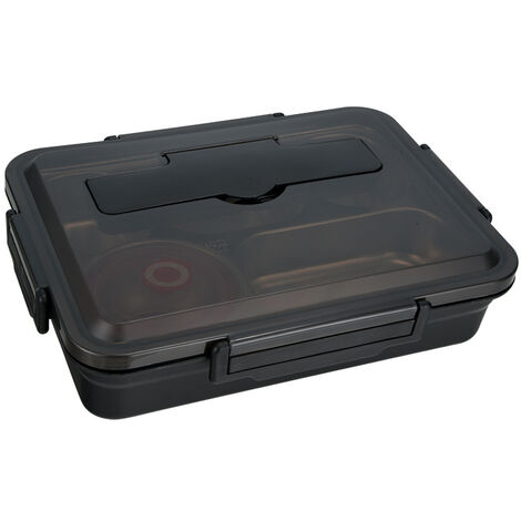 Lunch Box, Bento Box , 5 Compartiments et Couverts-A