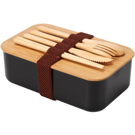 Lunch Box - Bento Lunch Box , Boite Repas - Boite Bento pour Salades, Collations, Boite Repas Compartiments avec Accessoires, Idéale Préparation de Repas