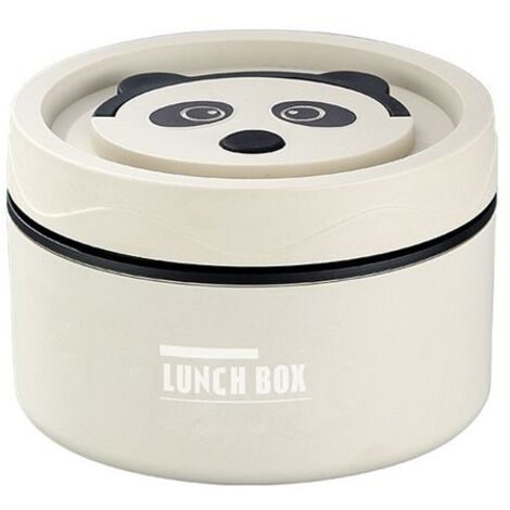 Lunch Box Boîte à Déjeuner 620ML Thermos Boite Repas Lunch Box Isotherme Inox Adulte Enfant Bento Alimentaire Boîtes Gamelle