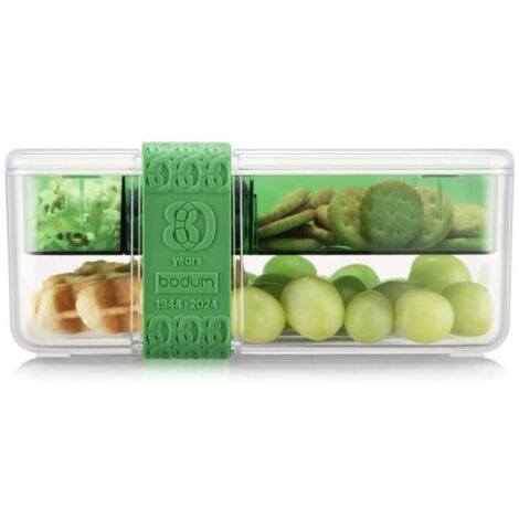 Lunch box compartimentée - BODUM - Bistro - Couverts - Vert