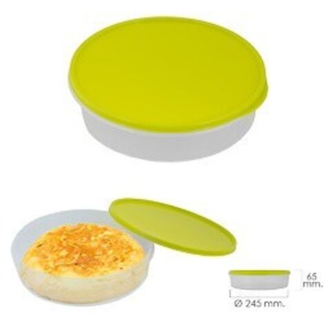 Lunch Box pour Tortillas Rondes Ø 24,5 cm. 2 litres