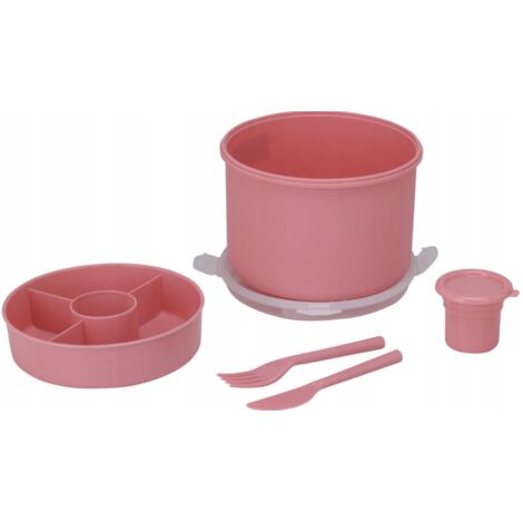Lunchbox-Set mit Soßenbecher und Besteck, 1000 ml