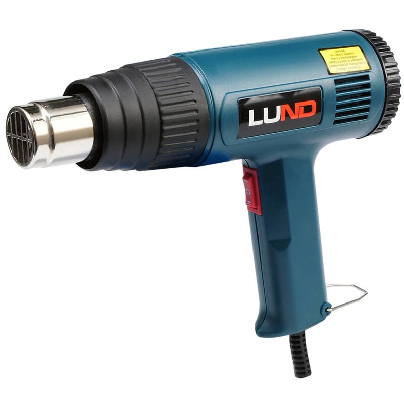 

Lund Pistola de aire caliente con accesorios 2000 W - Azul