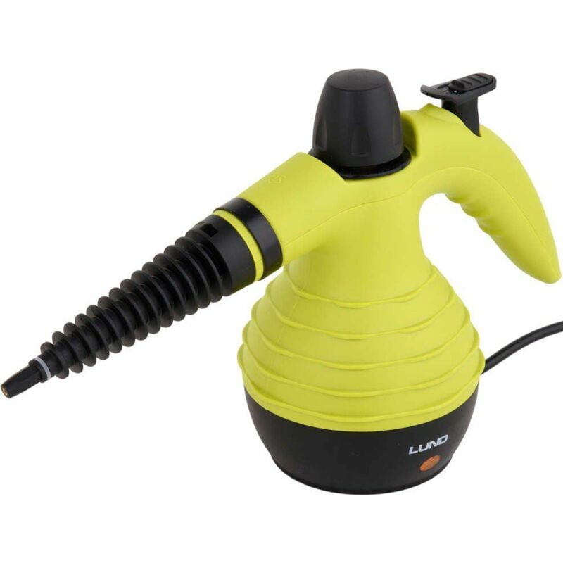 Lund - Nettoyeur de professionnel avec 6 accessoires - nettoyeur de vapeur - verrou pour enfants - set de 10 pièces - 900W-1050W - vert -