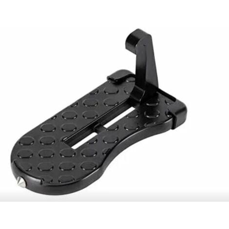 lune-Pédale de Voiture Pliante Marchepied Universel, Pédale de Crochet de loquet de Porte de Porte de Voiture, Pédale Auxiliaire Avec Safety Hammer