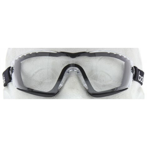 BOLLÉ SAFETY Lunettes-masque de protection Bolle, Incolore anti-buée, Résistant aux rayures, Protection UV ( Prix pour 1 )