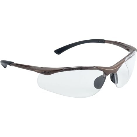 BOLLÉ SAFETY Lunettes de protection Bolle CONTOUR II, Incolore, Polycarbonate anti-buée, Résistant aux rayures, Protection UV 400 ( Prix pour 1 )